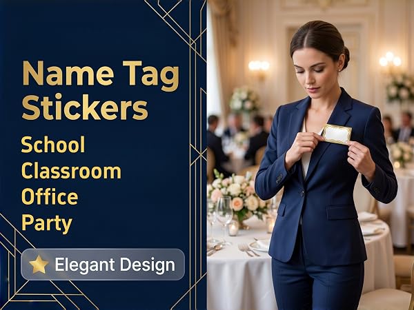 name tags sticker