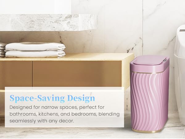 Bathroom Small Trash Can with Automatic Touchless Lid