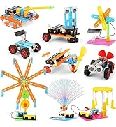9 Set STEM Craft Kit for Boys, Science Projects Activities for Kids 8-10, Electronic Engineering ...