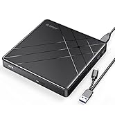 ORICO External DVD CD Drive USB 3.0 Type-C CD Burner Portable CD/DVD +/-RW Drive/DVD Player with ...