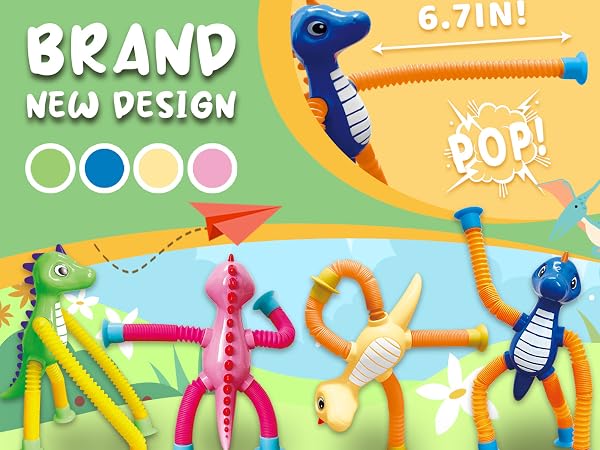 pop tube dinosaur toys