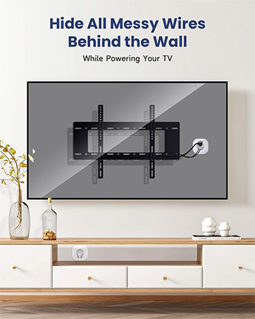 in wall cable management kit