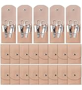 Manicure Set Bulk, Nail Clippers Kit Stainless Steel Fingernail Clippers Set, Sturdy Nail Tip Cut...