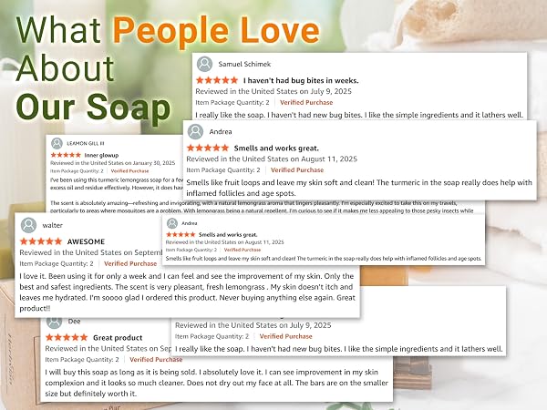 What People Love About Our Soap