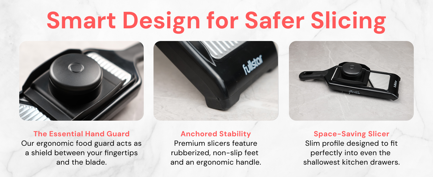 Smart design for safer slicing