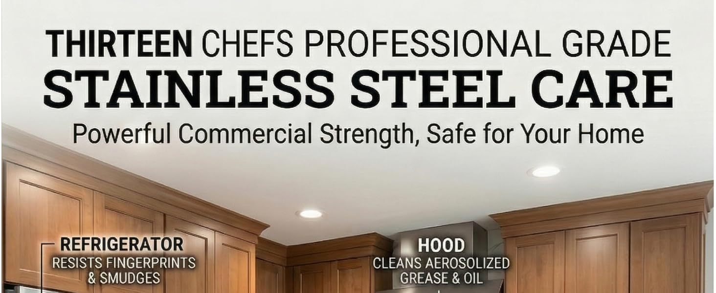 Professional Stainless Steel Care, Cleaner and Polish