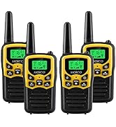 Walkie Talkies with 22 FRS Channels, MOICO Walkie Talkies for Adults with LED Flashlight VOX Scan...