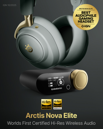 Arctis Nova Elite World&amp;#39;s First Certified Hi-Res Wireless Audio