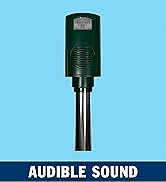 PESTEZE Battery Bird Sound Repeller. Detects &amp; Deters Pest Birds with Predator Sounds Without Har...