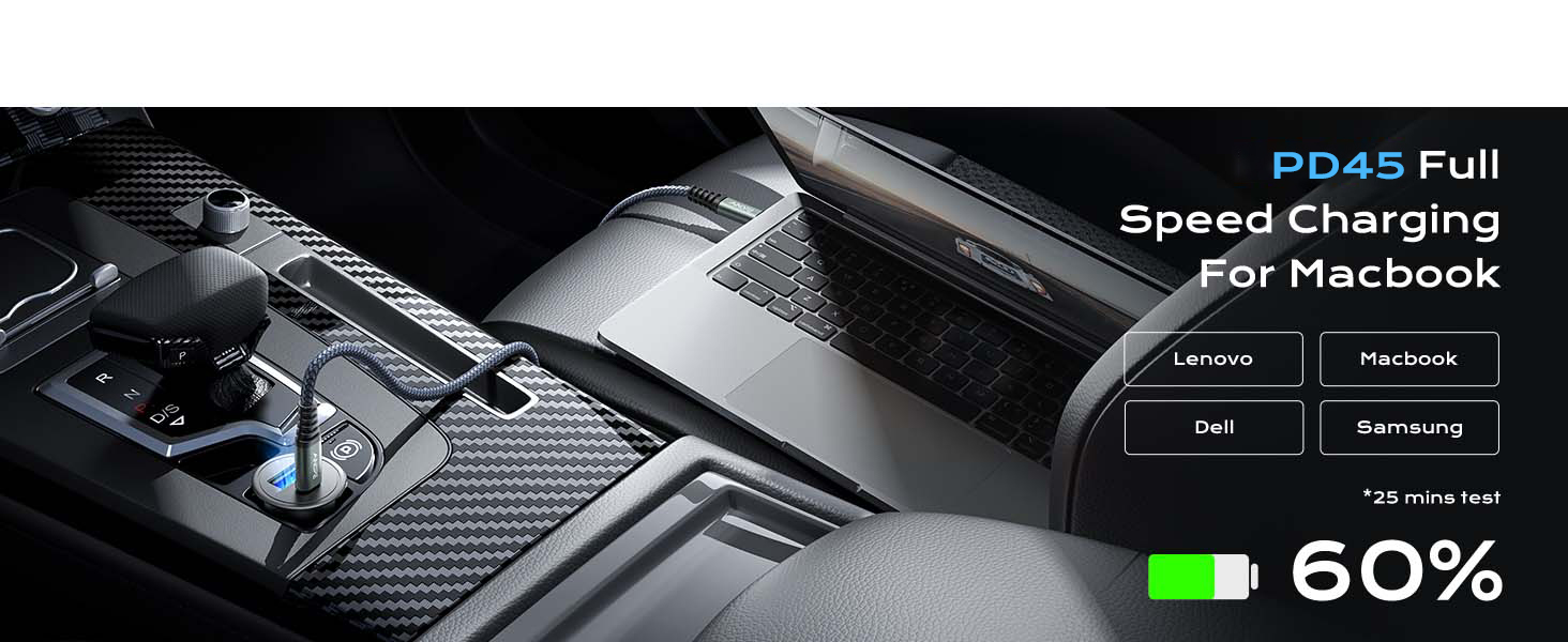 car charger for Macbook