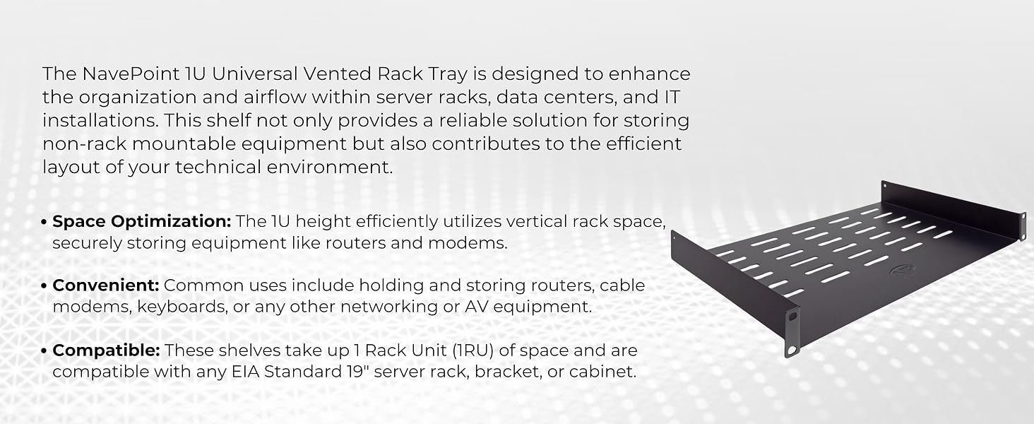 NavePoint Vetend Rack Tray