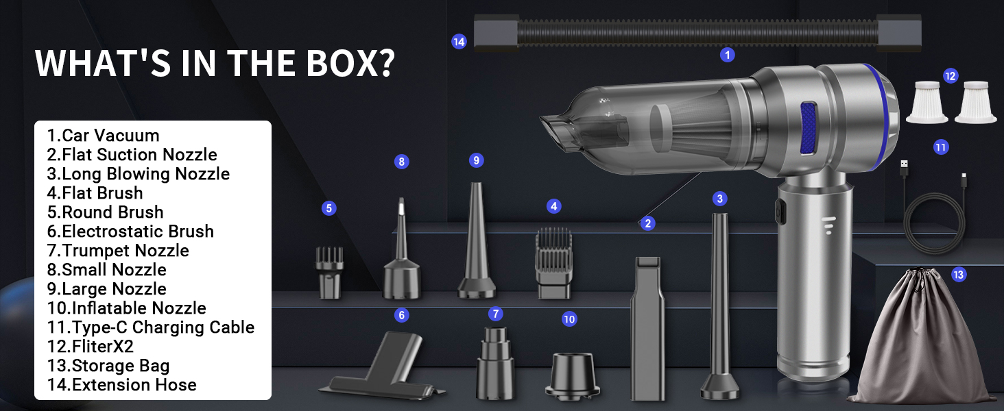 Car Vacuum Cleaner High Power