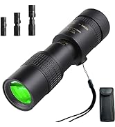 2024 New Upgraded 10-300x40 Monoculars for Adults High Powered – Zoom Monocular Telescope with BA...