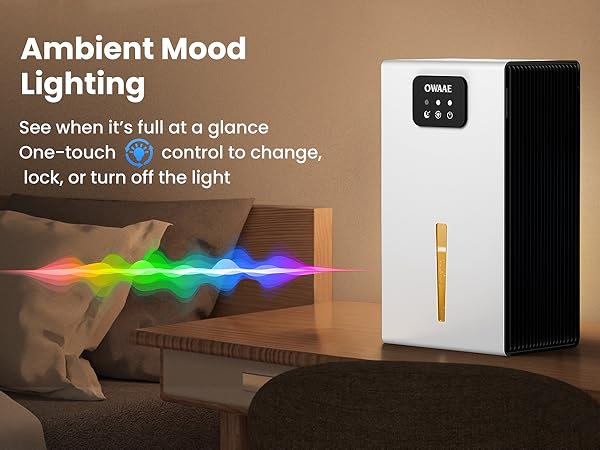 dehumidifier with 7-color light