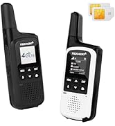 TIDRADIO TD-M2 Global Rapid Unlimited Range Walkie Talkies, National 4G LTE Long Distance 2-Way P...
