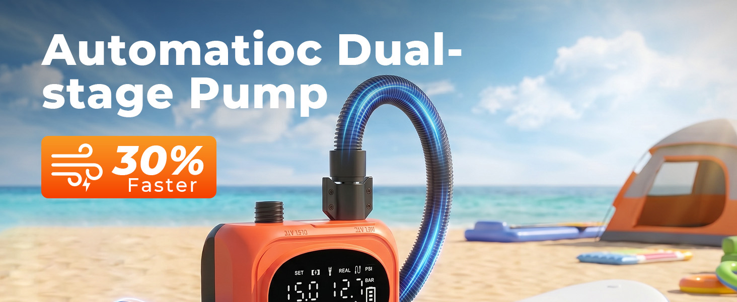 rechargeable paddle board pump
