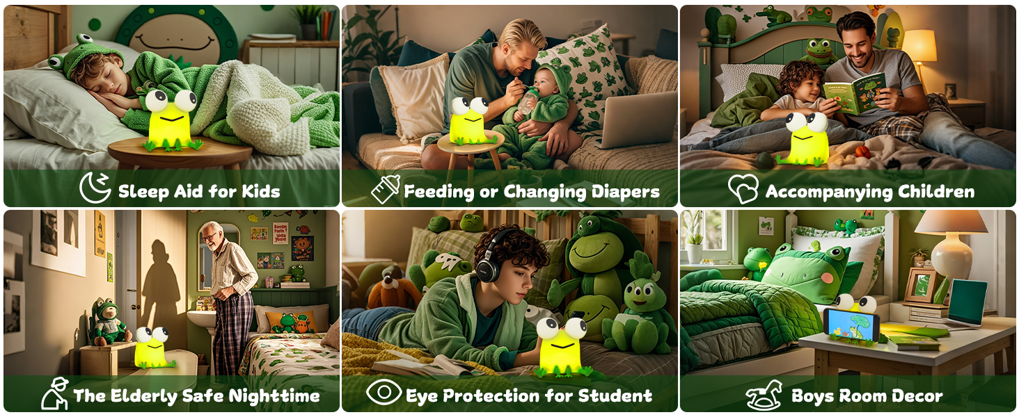 frog night light