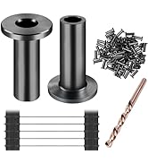 CKE 120 Pack T316 Black Stainless Steel Protector Sleeves for 1/8