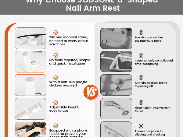 Black Manicure Arm Rest for Nails Tech