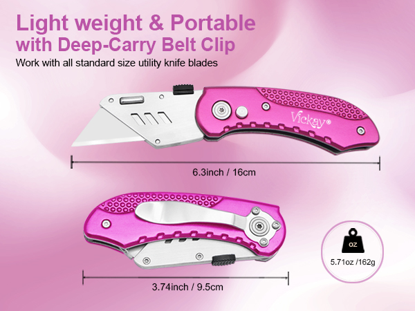 box cutter -hot pink-05S