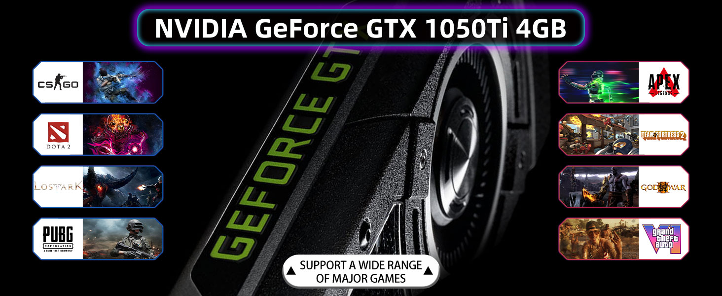 NVIDIA GeForce GTX 1050Ti 4GB