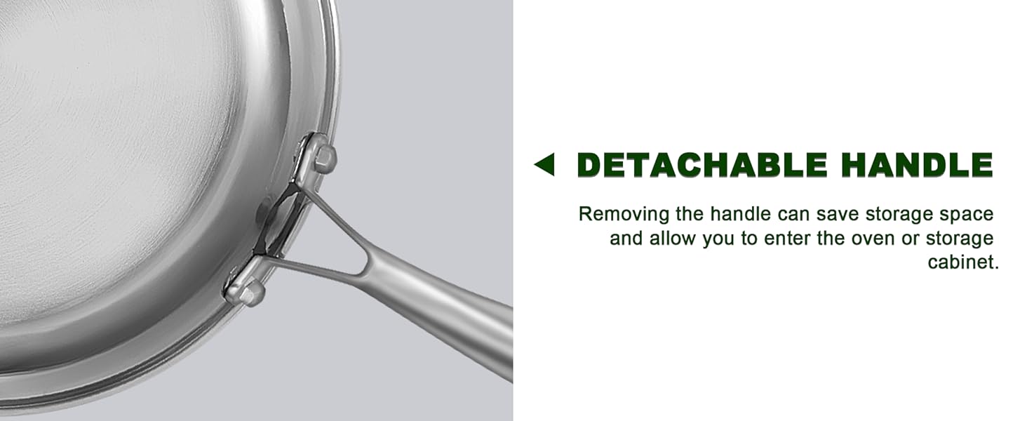 stainless steel saute pan