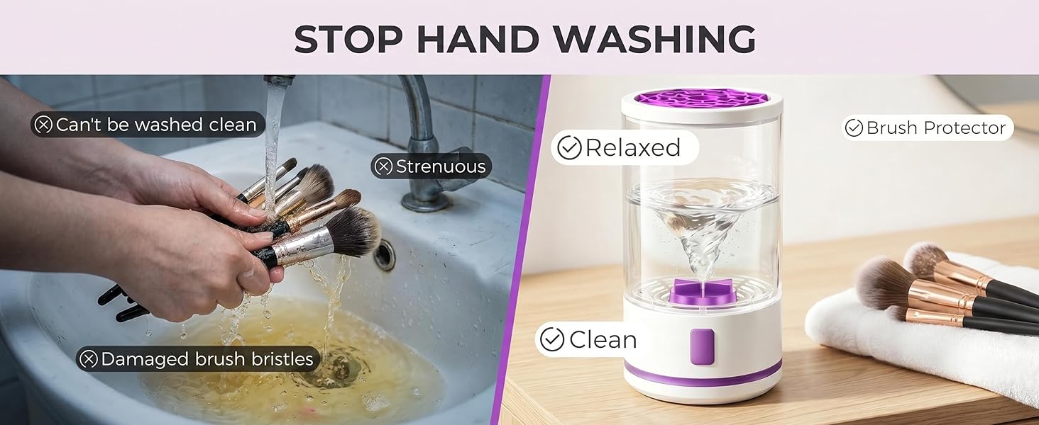 Electric Makeup Brush Cleaner Machine