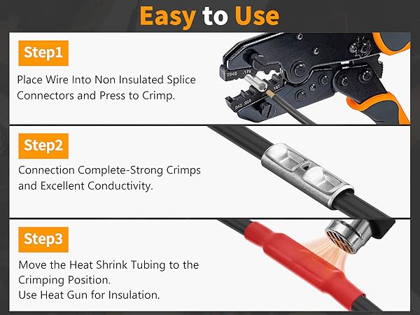 Wire Crimp Butt Connectors