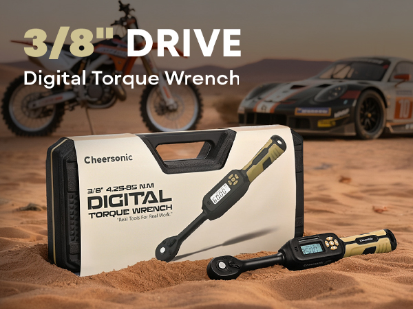 3/8” drive digital torque wrench