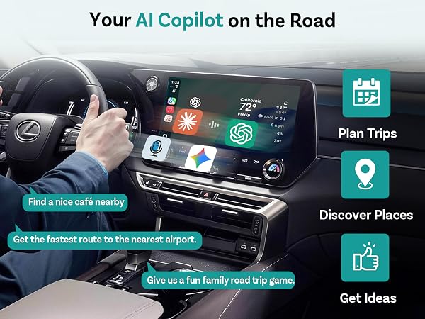 2-in-1 wireless carplay android auto adapter