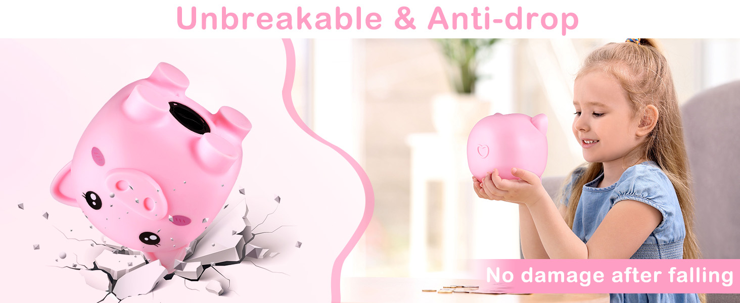 unbreakable piggy bank