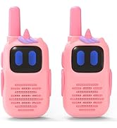 Selieve Pink Walkie Talkies with Silicone Sleeve 1000FT Range 2 Channels 2 Way Radio Girls Toys A...