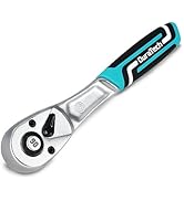 DURATECH 1/4-Inch Drive Ratchet, 90-Tooth Quick-release Ratchet Wrench, Drive Ratchet Injection H...