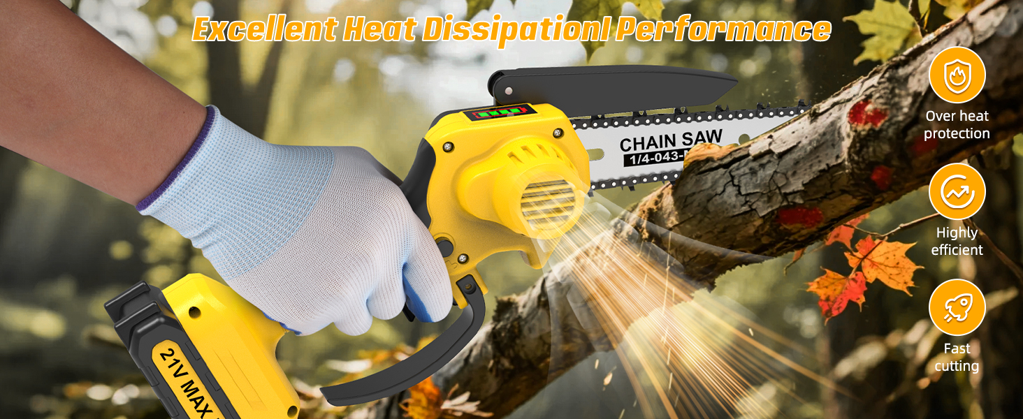 mini chainsaw cordless