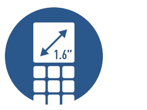1.6" Illuminated Keypad