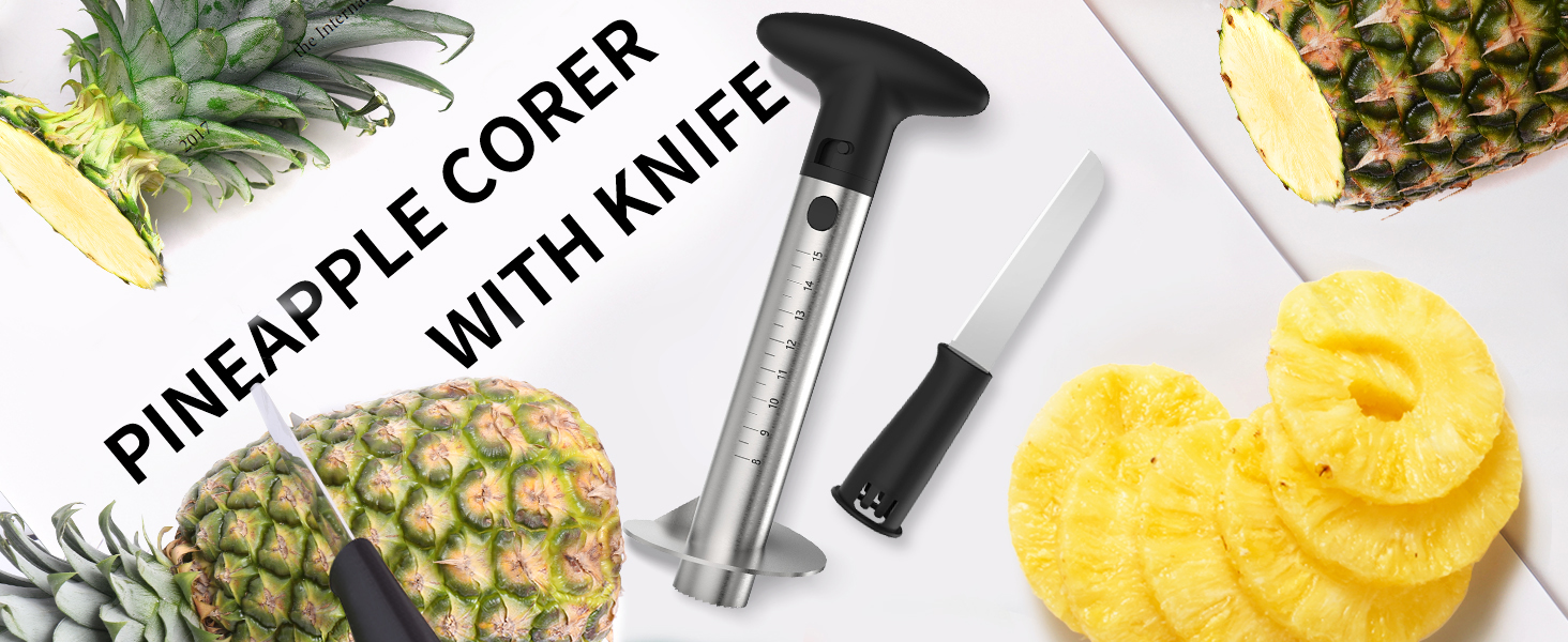 Pineapple Corer with Knife