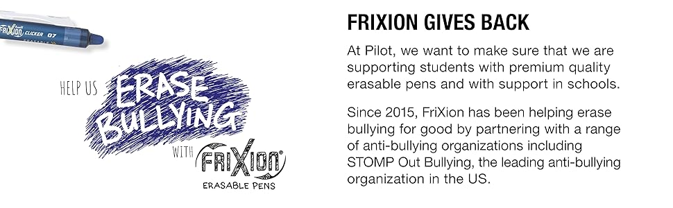  FriXion GIVES BACK