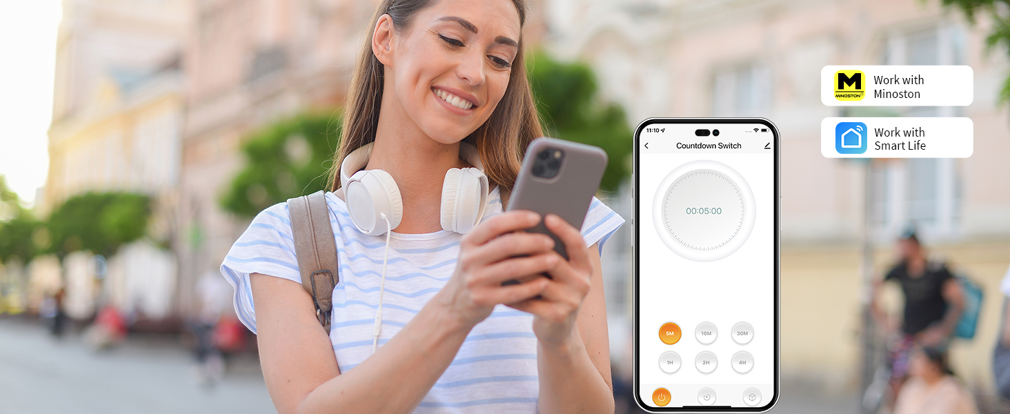 Wi-Fi smart timer switch