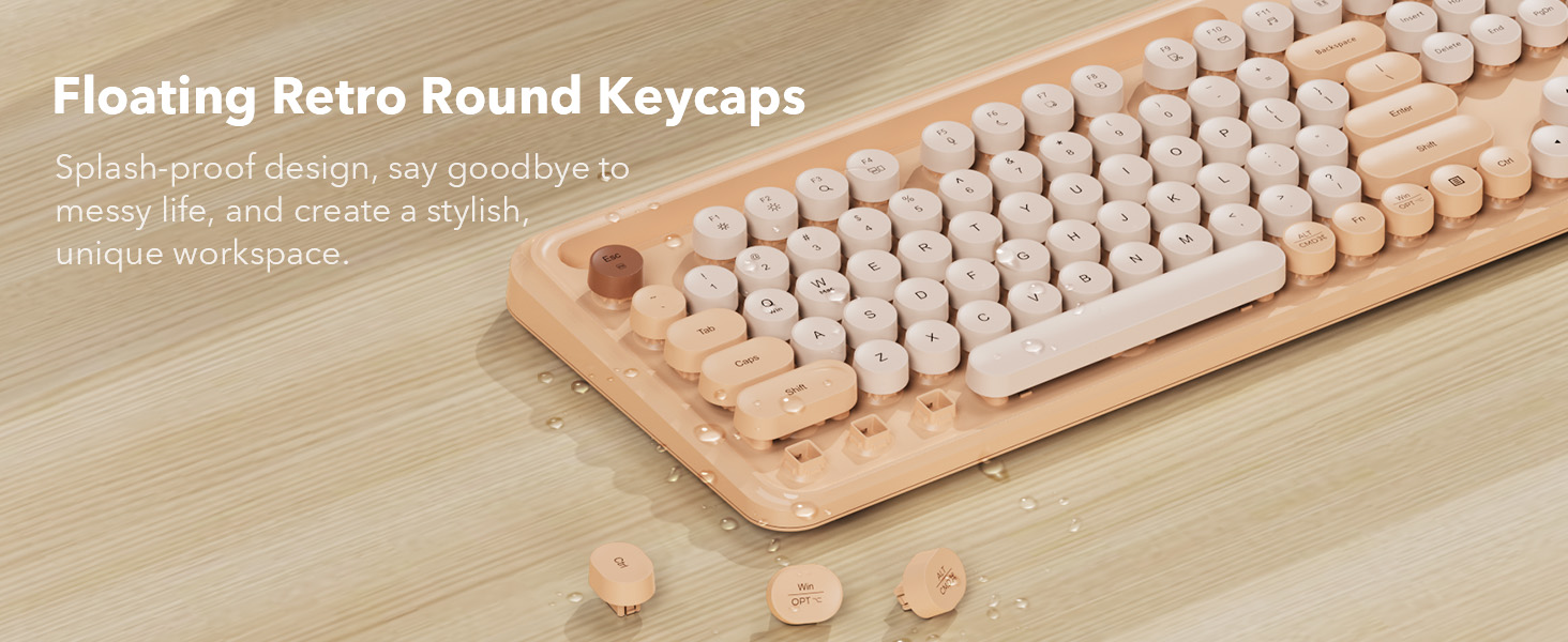 Splash-proof design, say goodbye to messy life, and create a stylish, unique workspace.
