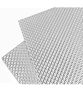 Aggsound Exhaust Heat Shield Automotive 16"x13" 2 Pack, Embossed Aluminum Heat Shield Kit with 10...