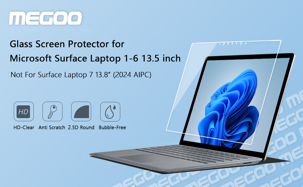 surface laptop 6 13.5 inch screen protecotor glass film