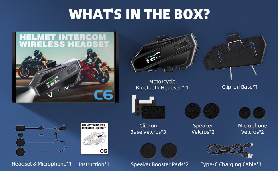 bluetooth motorcycle headset