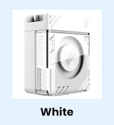 white retractable phone charger