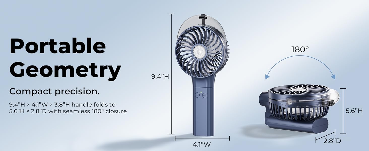 handheld misting fan