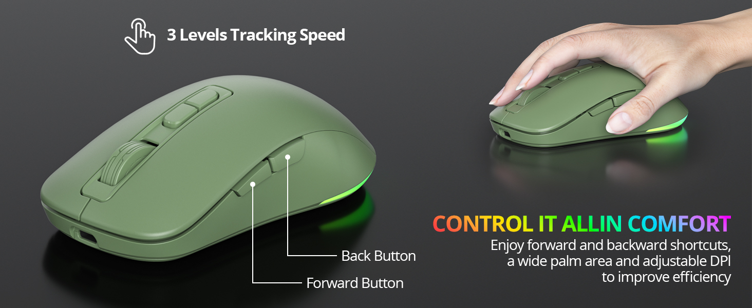 wireless keyboard and mouse rechargeable