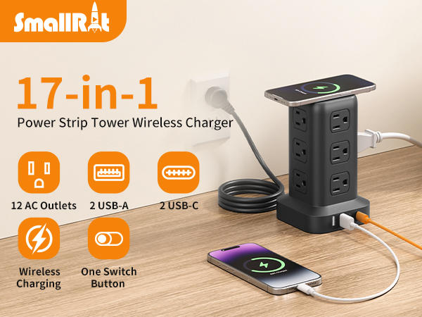 Wireless Charging Power Tower
