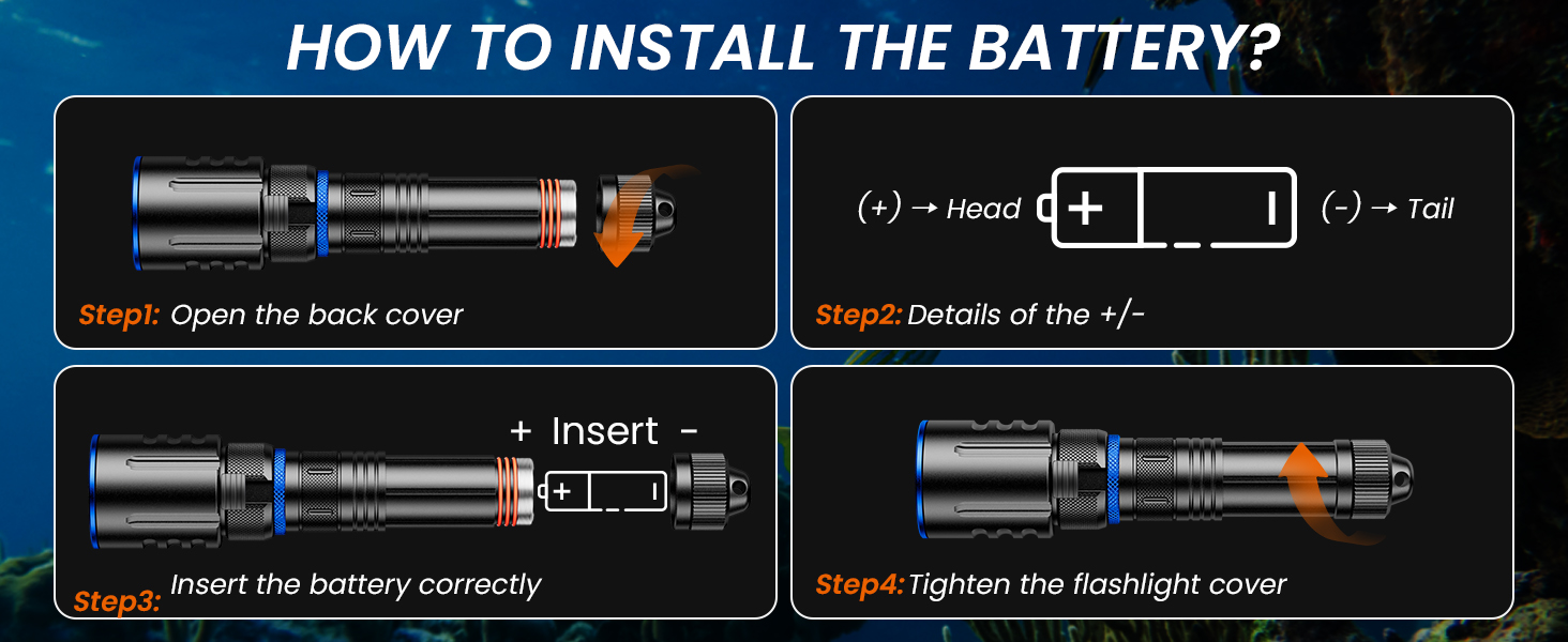 How to install the battery?