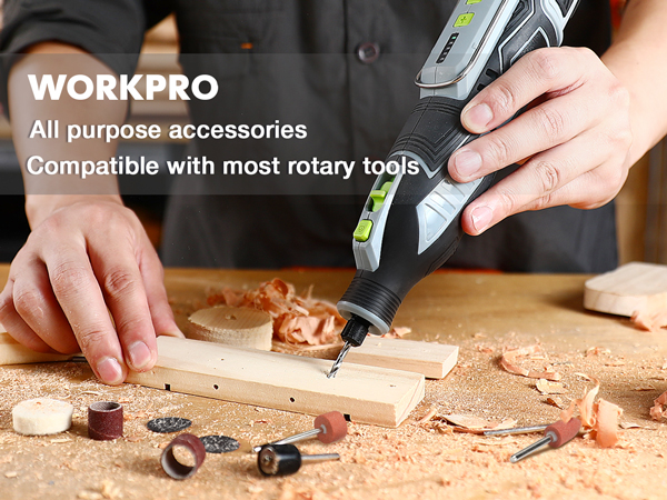 Compatible with most rotary tools