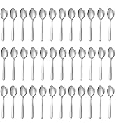 36 Pieces Teaspoons Set (6.2 inch), Pleafind Spoons Silverware, Stainless Steel Tea Spoons, Small...
