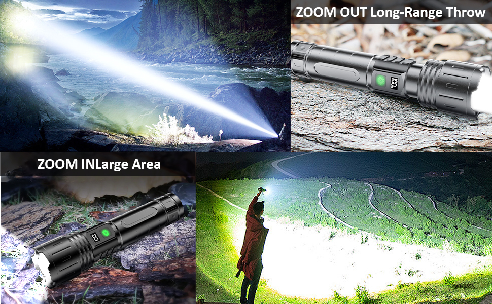 Zoomable LED Flashlight